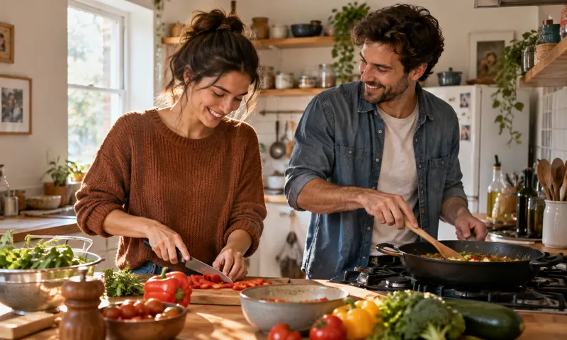 Birlikte yemek yapmak ilişkiyi güzelleştirir mi?
