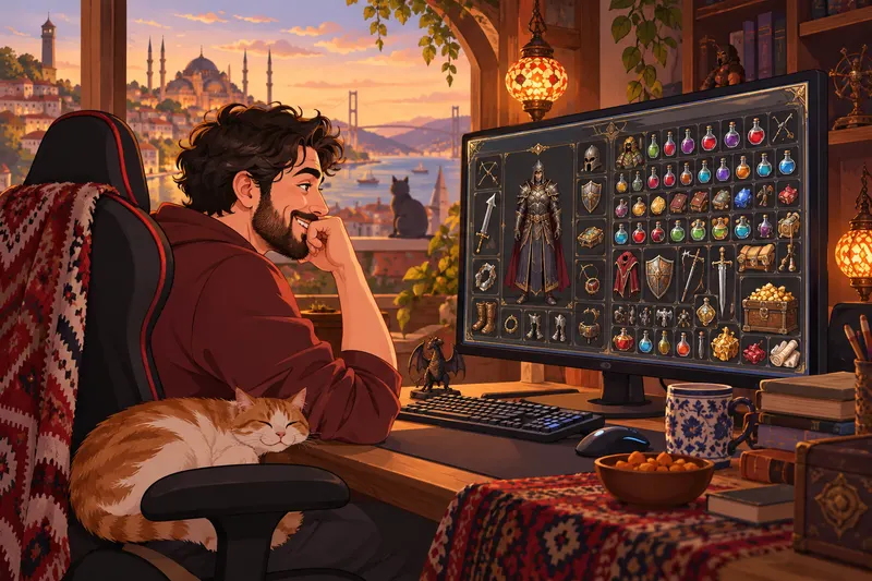 Oyunda eşya biriktirip kullanamayan var mı?